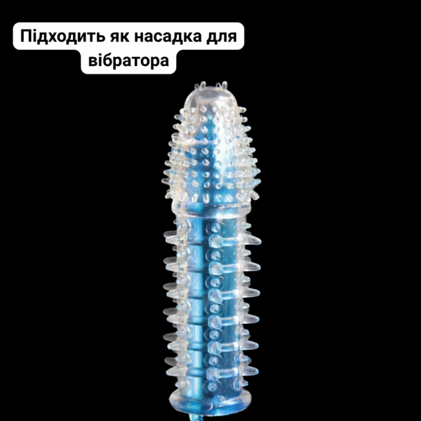 Насадка на пеніс, насадка на член ребриста PSB - Зображення 5