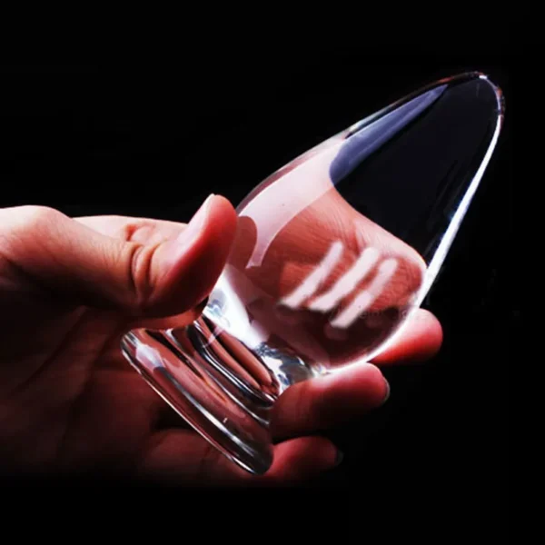 Анальна пробка зі скла  Buttplug GМ - Зображення 3